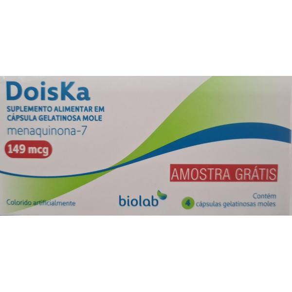 DoisKa - Menaquinona-7  149mcg - 4 Comprimidos